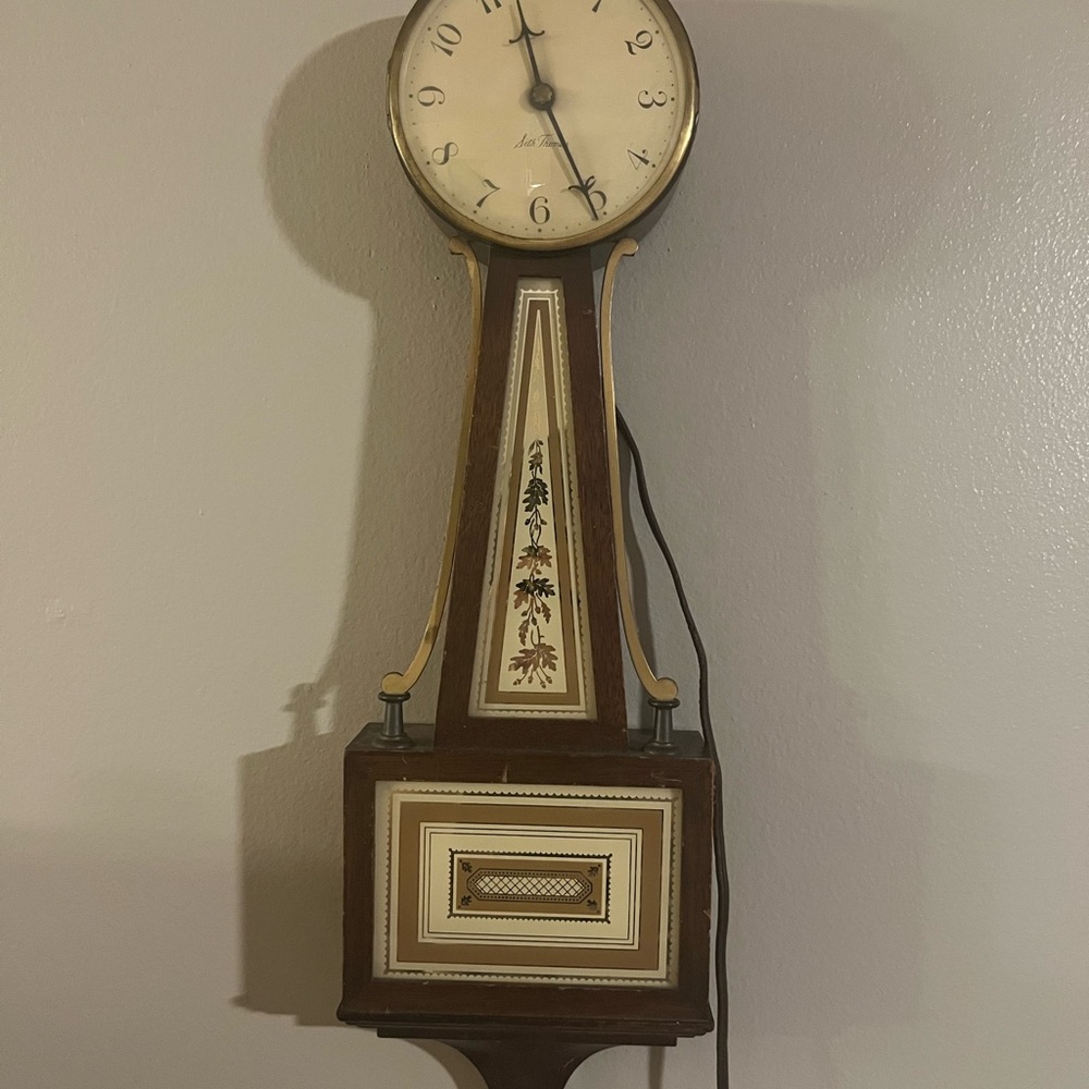 Classic Brown and Cream Wall Clock